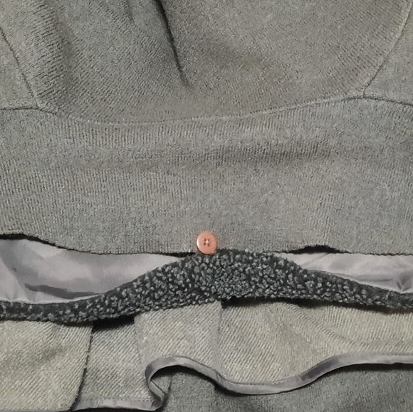 🍁🧥 Nordstrom Boiled Wool Coat with Removable Lining, Size Medium - Picture 7 of 7